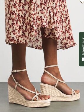 Paige Marlowe Espadrille Wedge Sandals